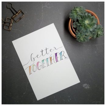 Handlettering Karten Workshop 14.02.2026