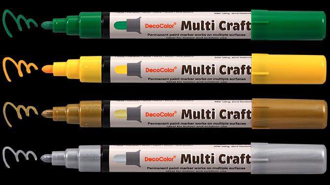 DecoColor Multi Craft Paint Marker 8 Farben